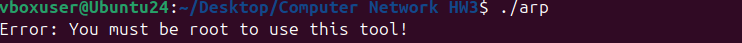 ARP Packet Processing Part 1-1