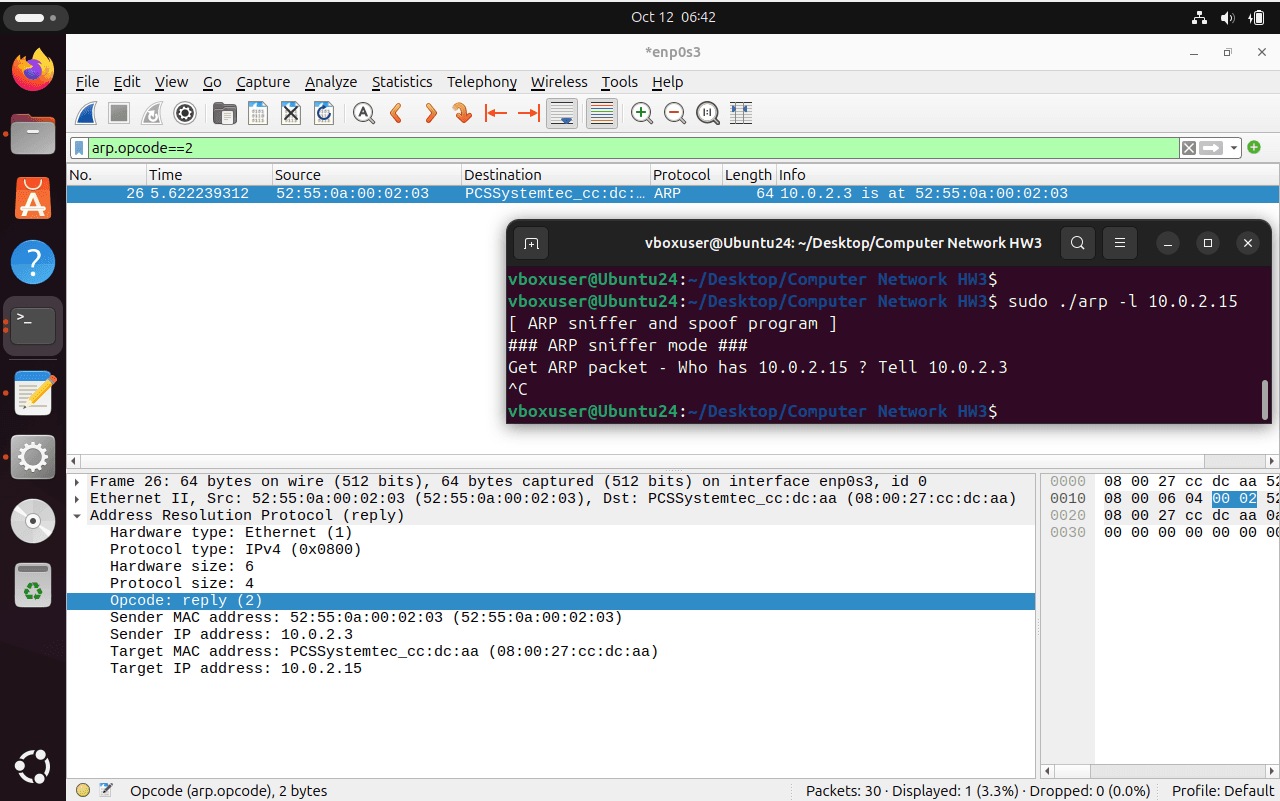 ARP Packet Processing Part 2-3